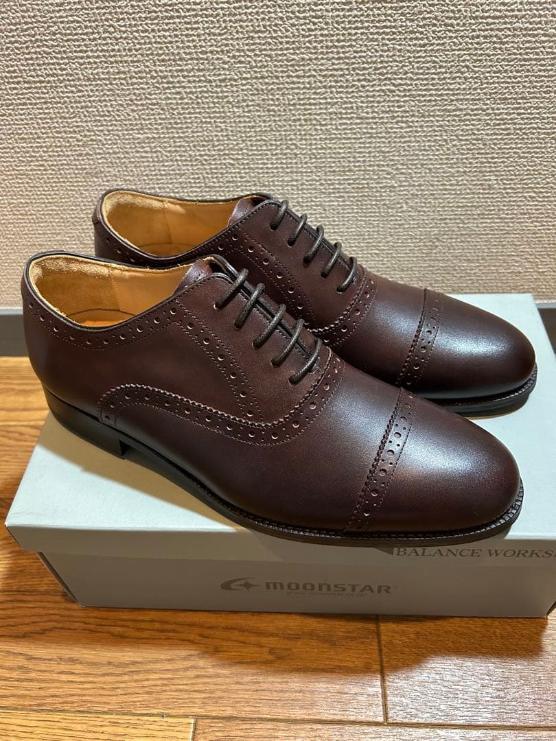 革靴 25.5cm バランスワークスクラシック　ムーンスター