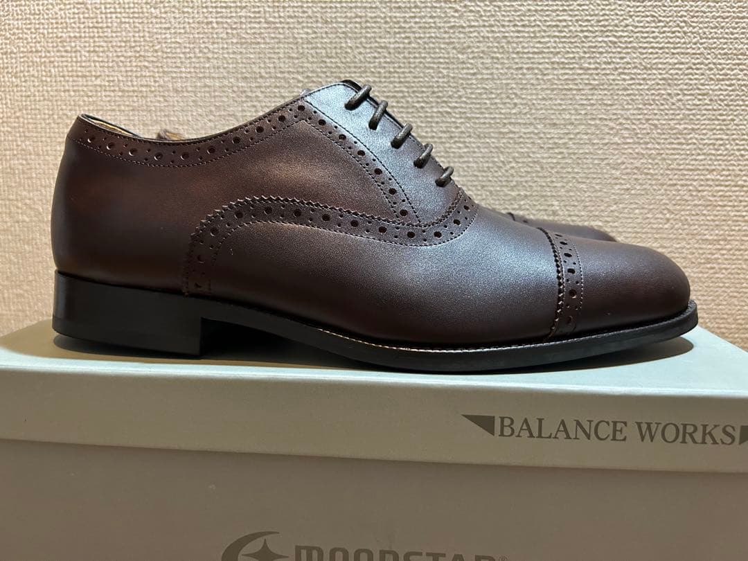 革靴 25.5cm バランスワークスクラシック　ムーンスター