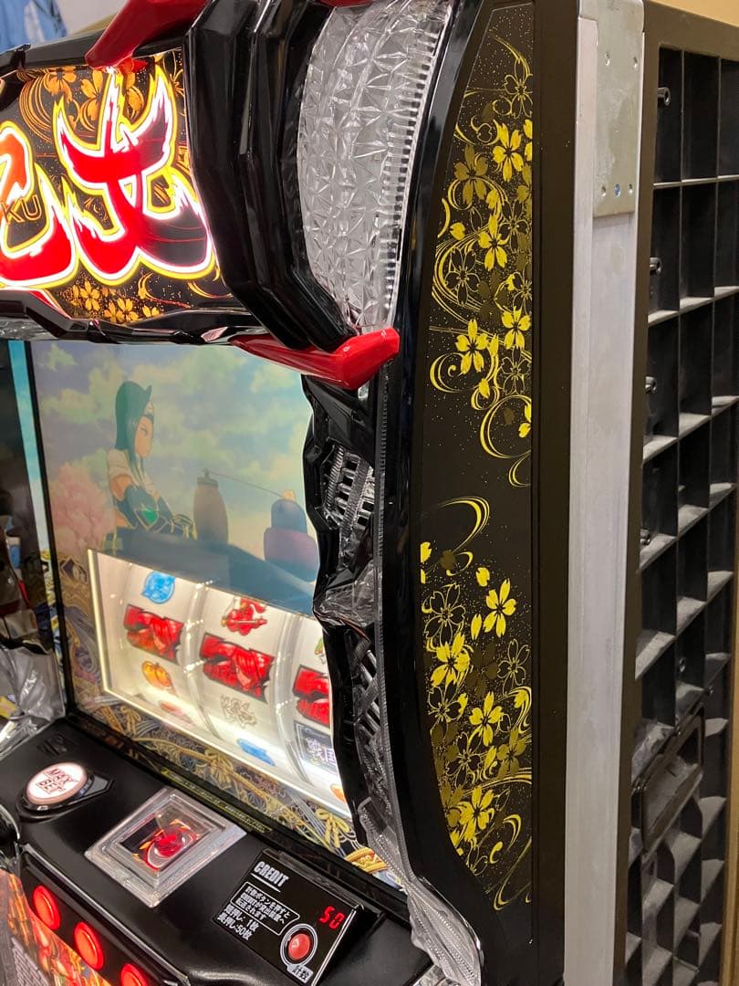 スマスロ実機 パチスロ 戦国乙女4 戦乱に閃く炯眼の軍師 ユニット付