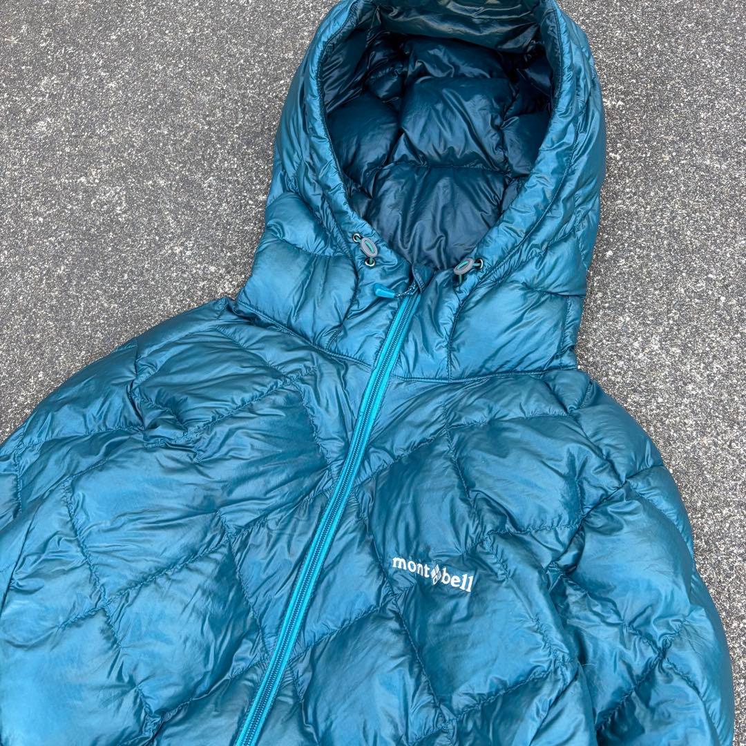 極美品 00s montbell キルティング アルパインダウンパーカ テック系