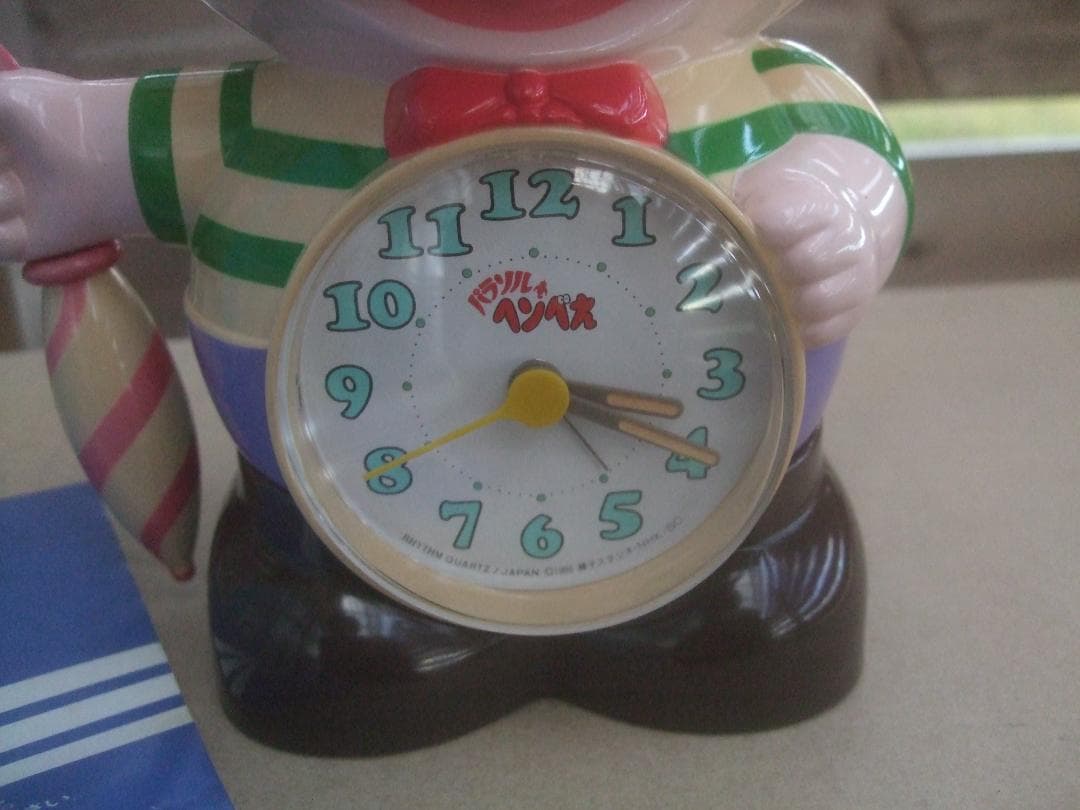 パラソルヘンべえ☆目覚まし時計☆箱付き未使用品☆1989年