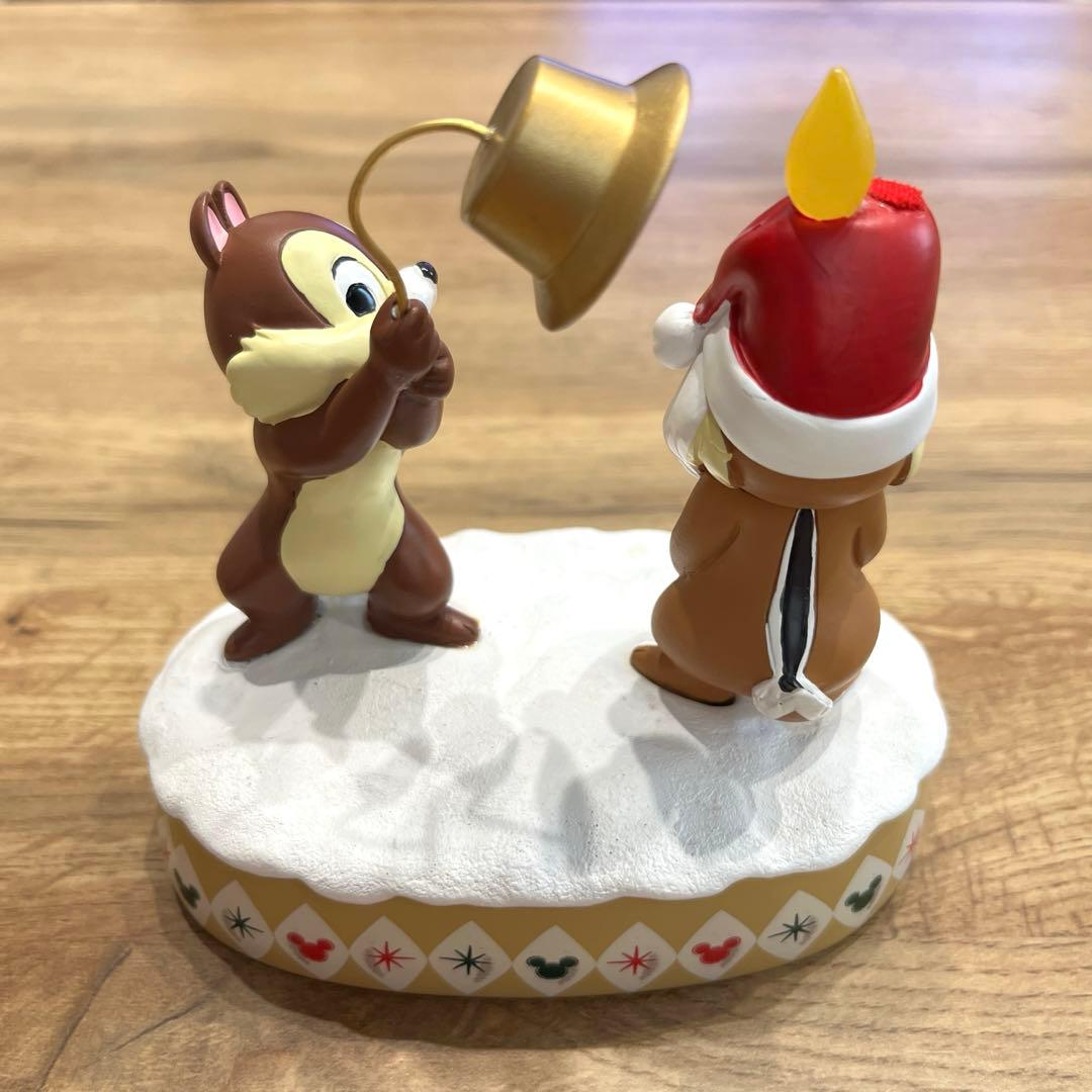 チップ＆デール クリスマス LEDライト フィギュア 置物 - メルカリ