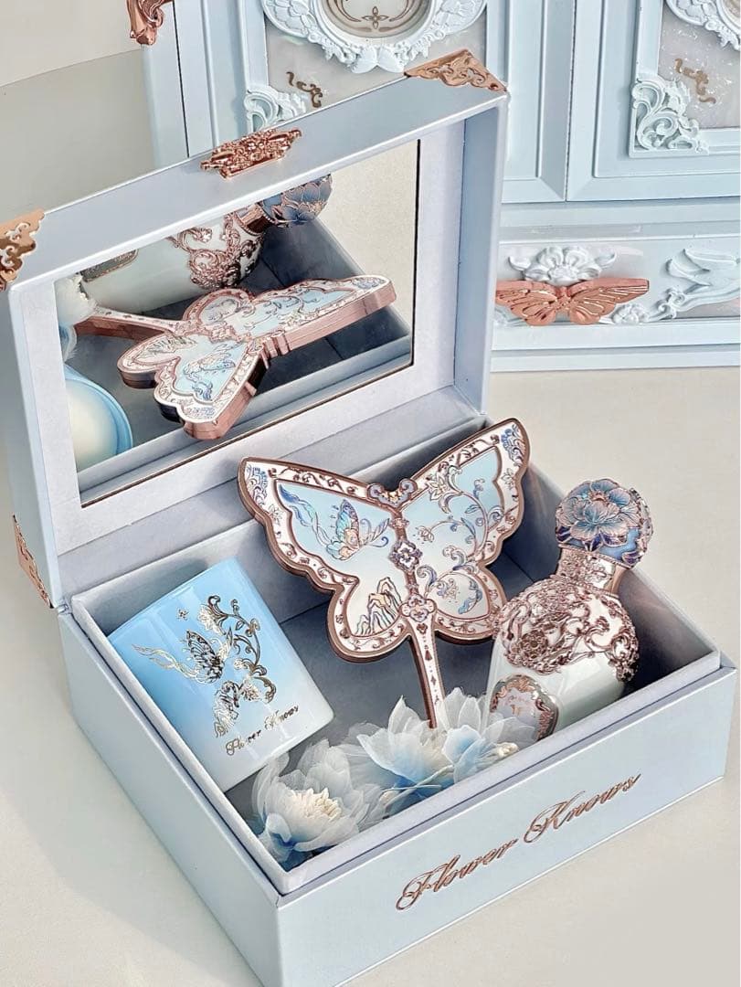 希少】フラワーノーズ 8周年 収納ボックス＆ミラー＆アロマキャンドル