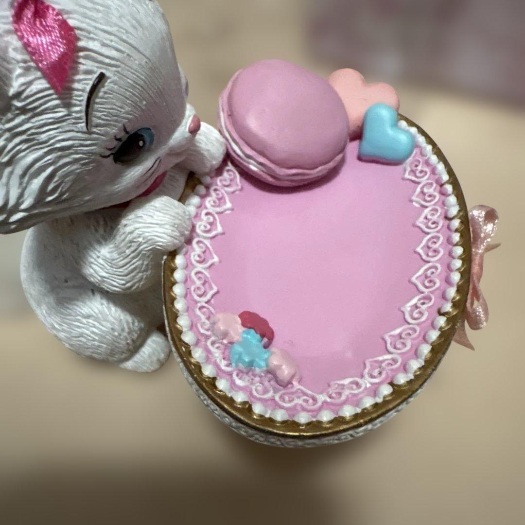 ディズニー マリー アクセサリートレー おしゃれキャット 陶器 置物