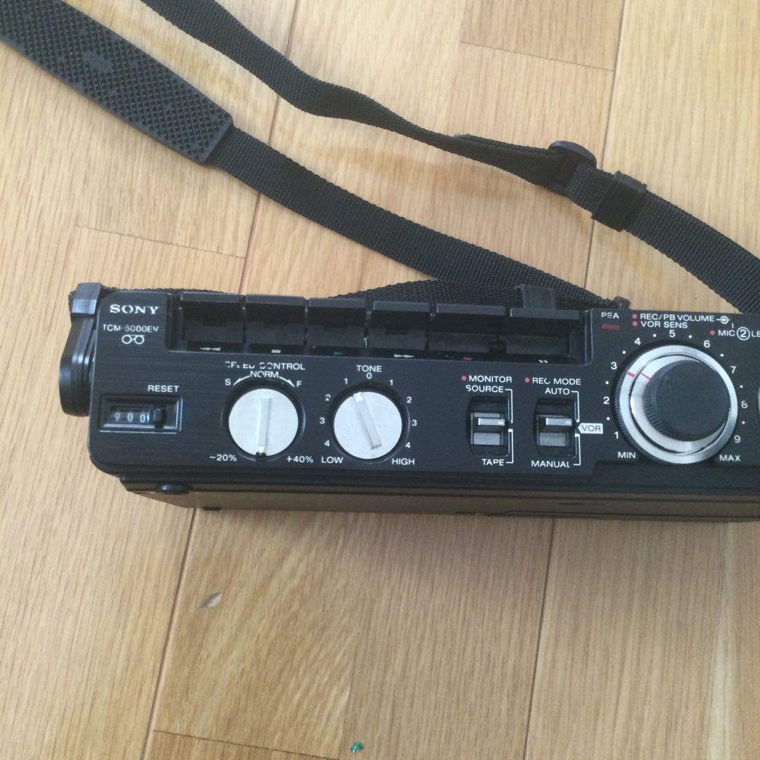 SONY TCM-5000EV VOICE-MATIC カセットプレーヤー - メルカリ