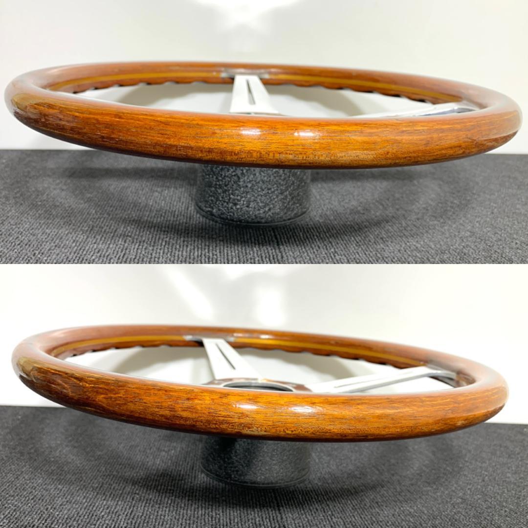 ナルディ クラシック ウッドステアリング 36.5Φ 良品 ホーンボタンおまけ付