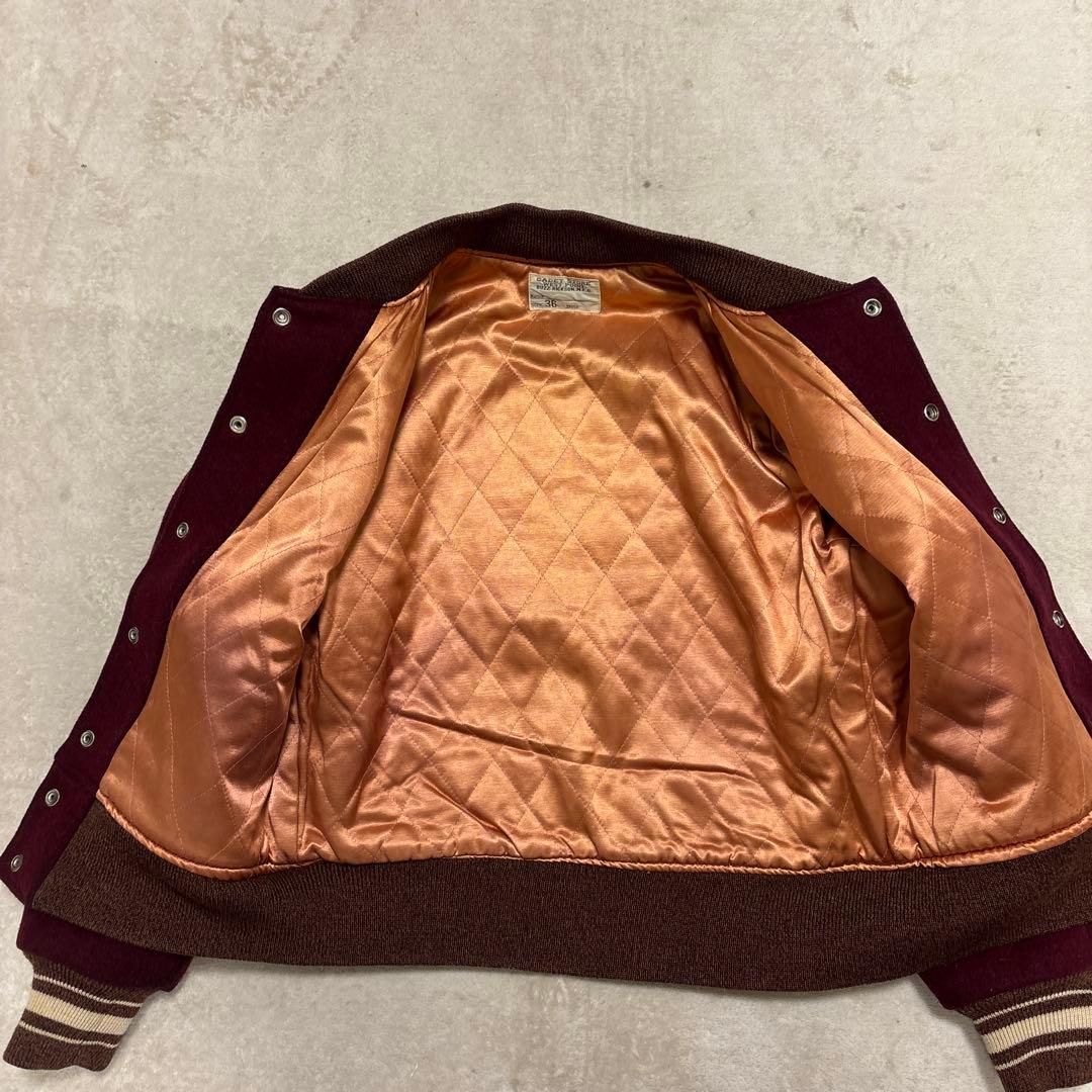 激レア⭐️BUZZ RICKSON スタジャン 刺繍 ワインレッド XLサイズ相当