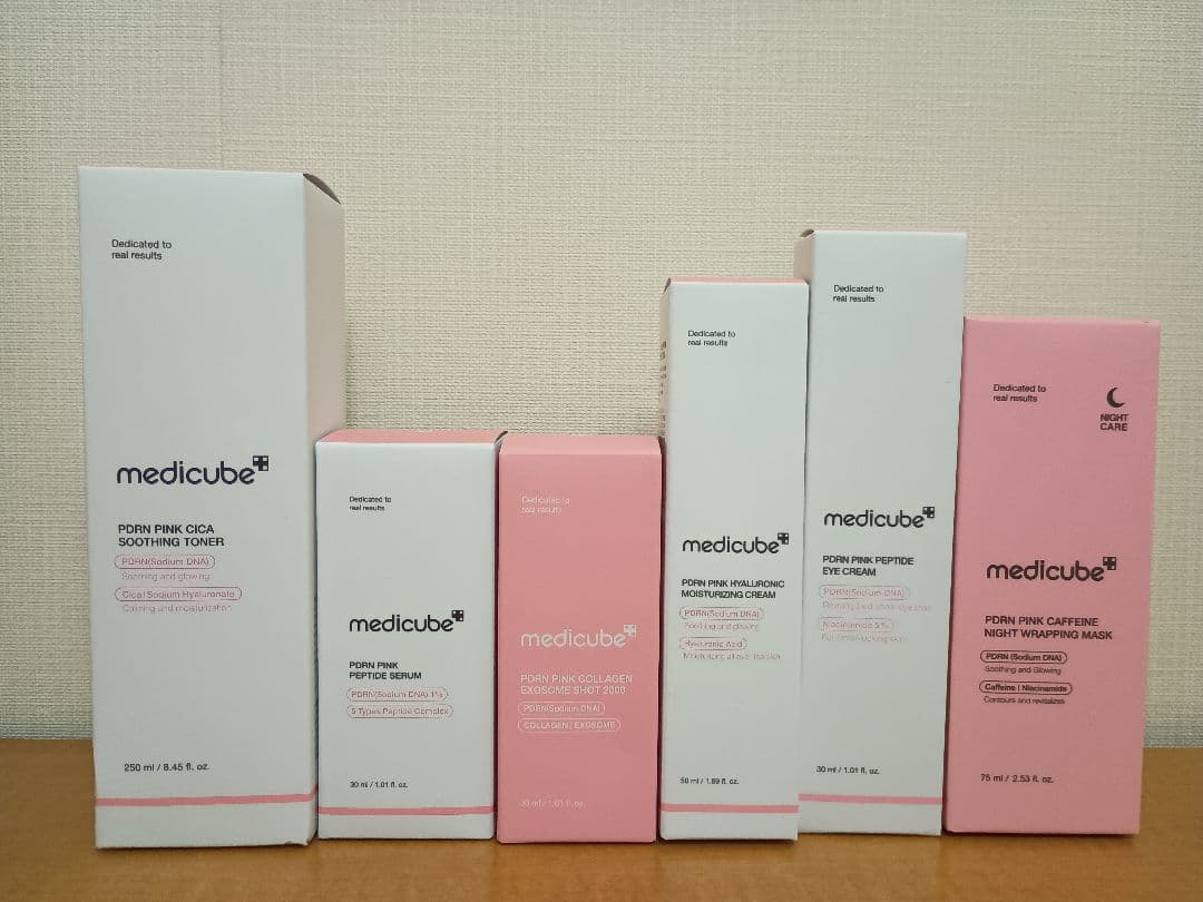 medicube メディキューブPDRN ピンクトナー、セラム他　新品6点セット medicube PDRNピンクトナー(韓国コスメ) | メディキューブ(medicube