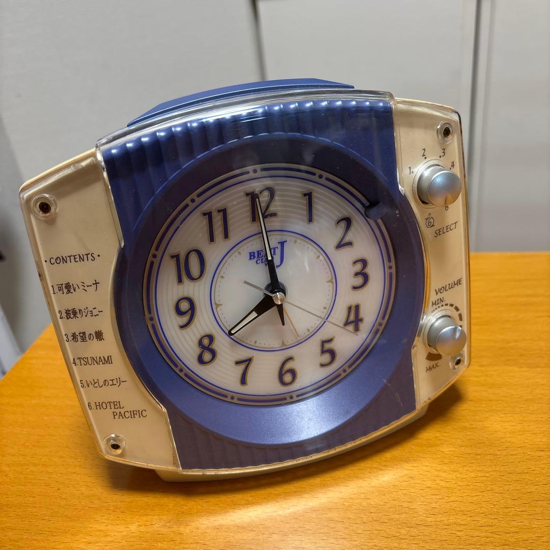 サザンオールスターズ6曲メロディーアラーム付きSEIKO目覚まし時計