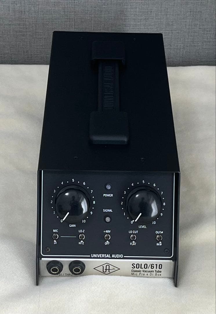 UNIVERSAL AUDIO Solo/610 マイクプリアンプ 美品 Universal Audio Solo 610 Vacuum Tube Desktop Microphone Preamp DI