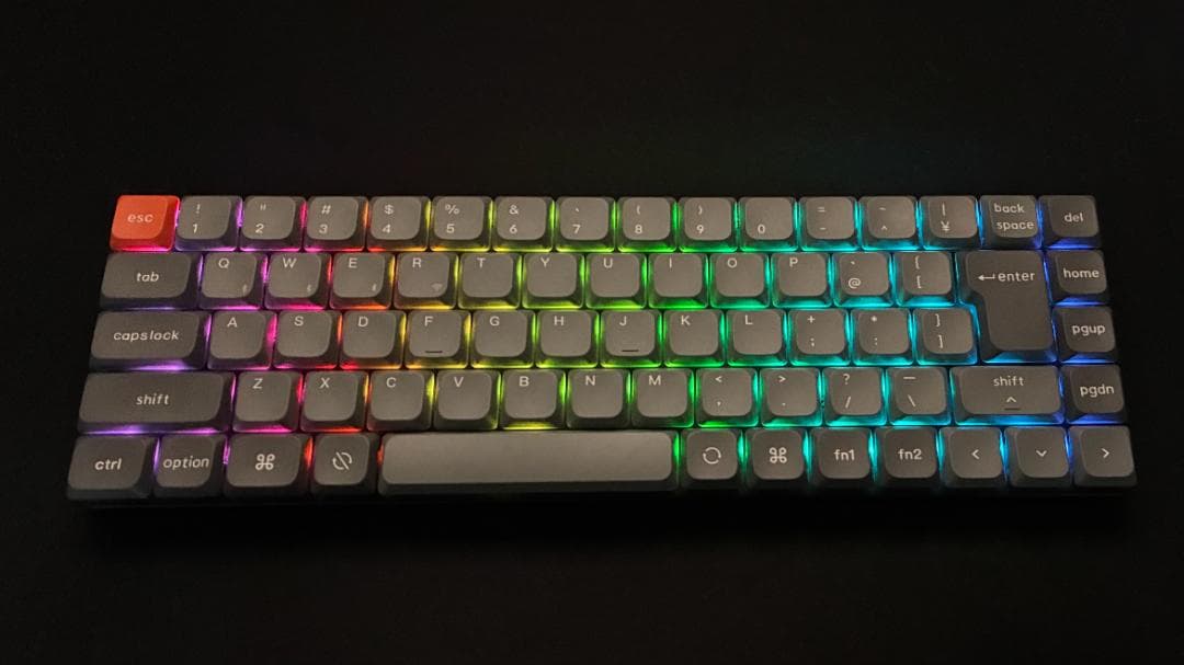 KEYCHRON K7 MAX ホットスワップ＆RGB対応 JIS配列 茶軸 Keychron K7 Max QMK/VIA ワイヤレス カスタム・メカニカルキーボード