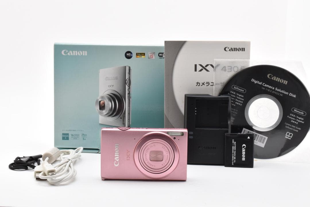 美品 キャノン デジタルカメラ Canon IXY 430F Pink Canon IXY 430F 430 F 16.1 MP Compact Digital Camera Light Pink
