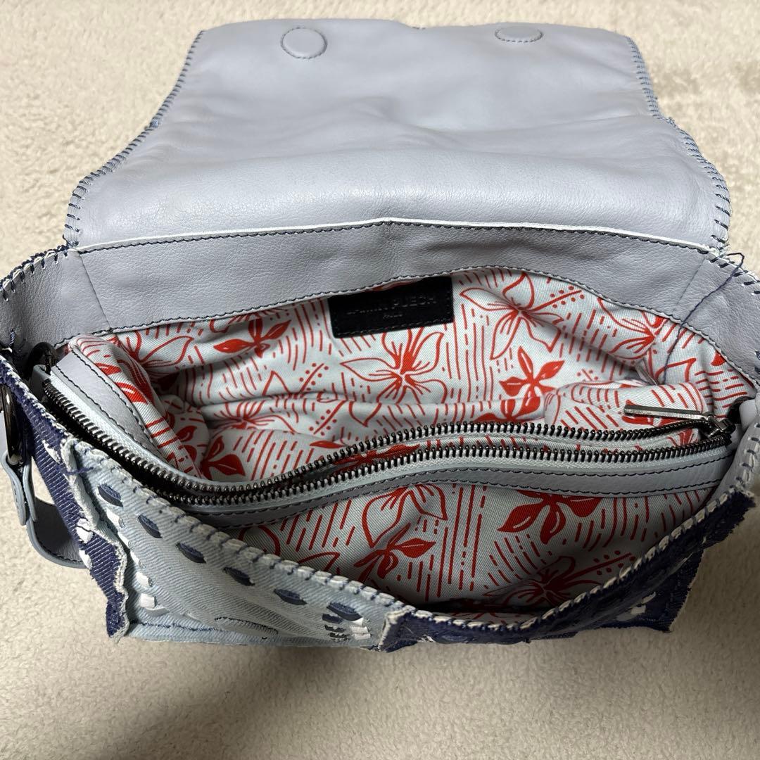 jumin puech ジャマンピュエッシュ ショルダーバッグ デニム素材