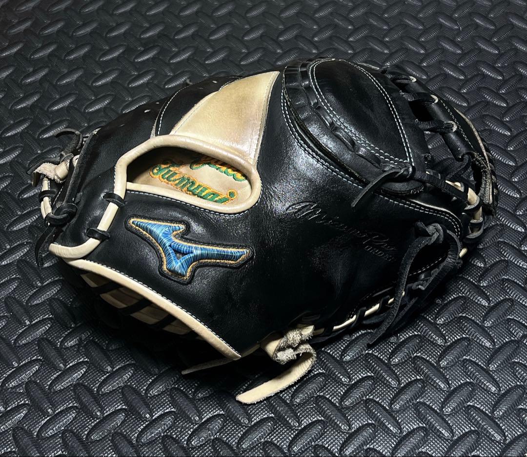 日本製 ミズノプロ ダイバーシティブルー オーダー 軟式 キャッチャー