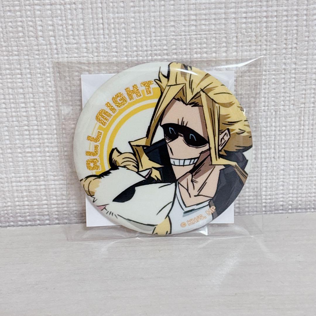 ヒロアカ オールマイト 八木俊典 ヤギ オールマイト缶バッジ 動物