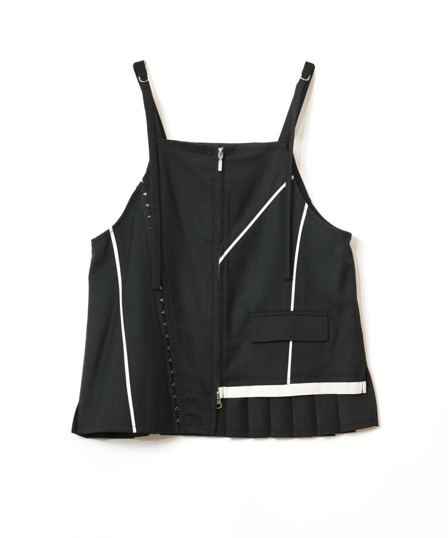 AULA AILA バックプリーツキャミソール BACK PLEATS CAMISOLE TOPS — aulaaila