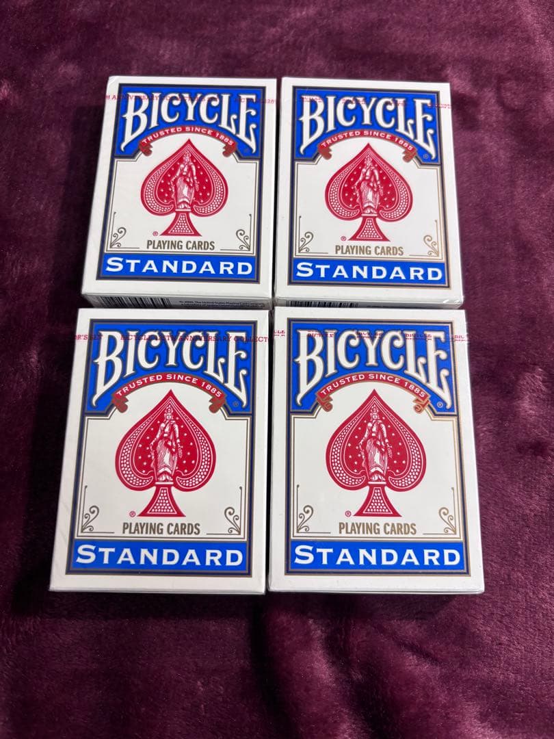 Bicycle スタンダードサイズ トランプ 4セット - メルカリ