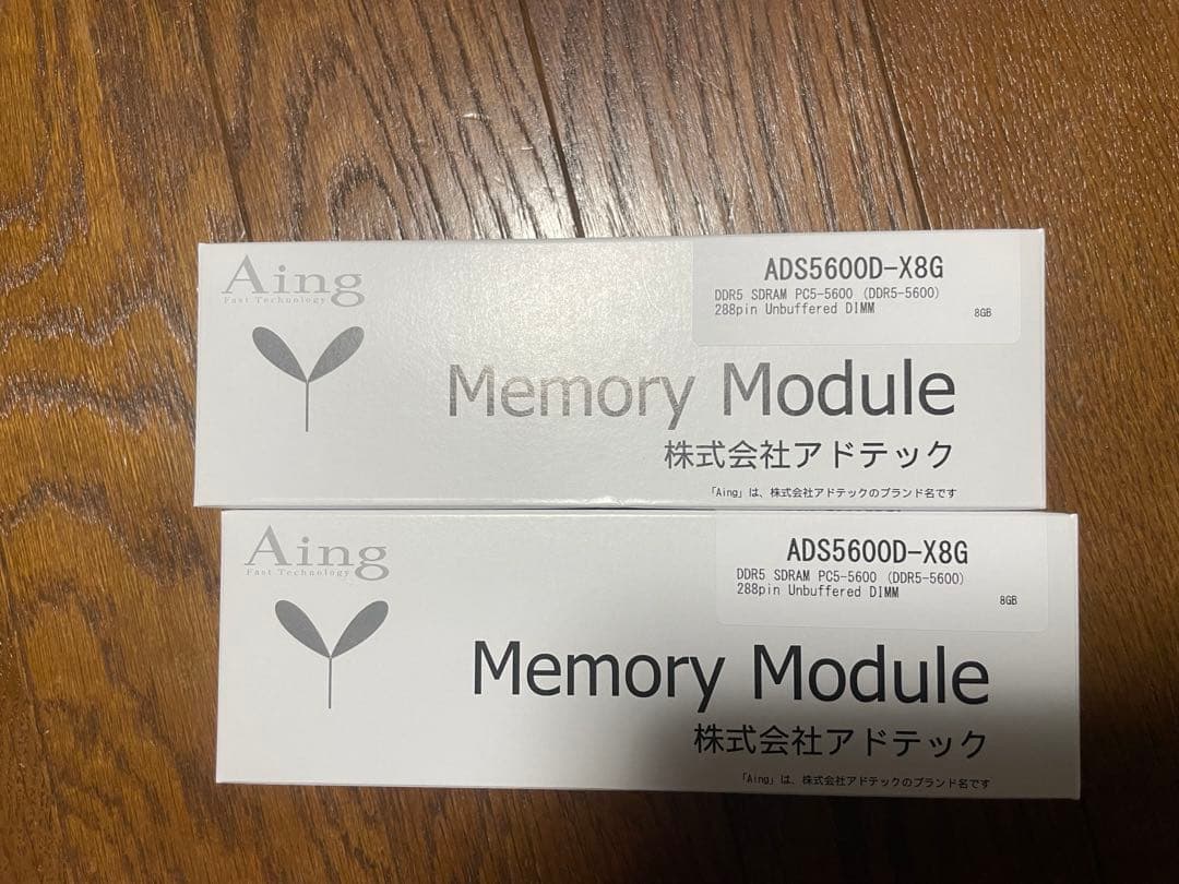 Y*i様 新品未開封DDR5 5600 アドテックメモリ8GB 2枚16GB Amazon | アドテック DDR5-5600 SO-DIMM 8GB 2枚組 6年保証 ノート