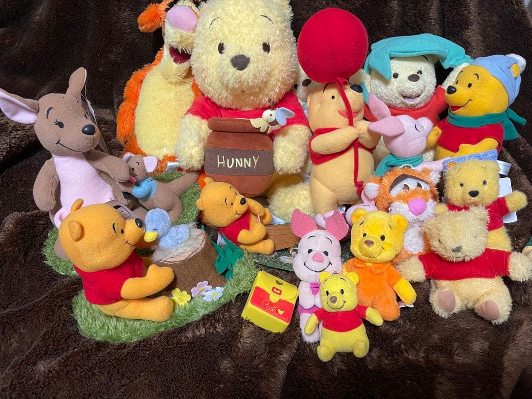 プーさん　ぬいぐるみ　まとめ売り 美品 プーさん ぬいぐるみ まとめ売り セット ディズニー くまのプー