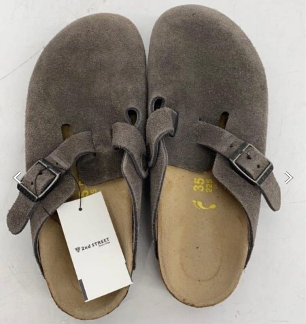 9303 BIRKENSTOCK ボストン スエード 茶 22.5cm