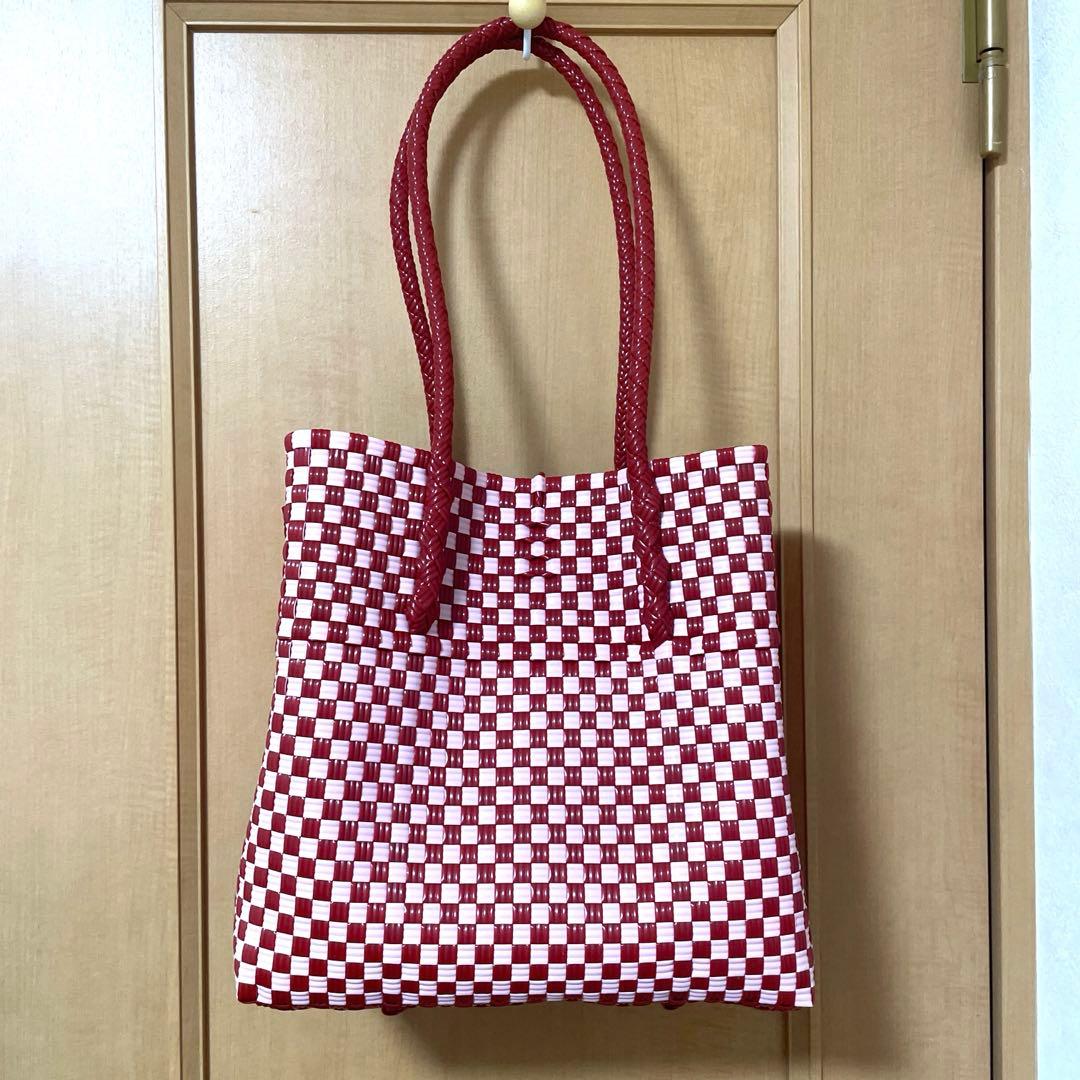 新品未使用】mekearisa メケアリサ グミバックM ポッピー ギンガム