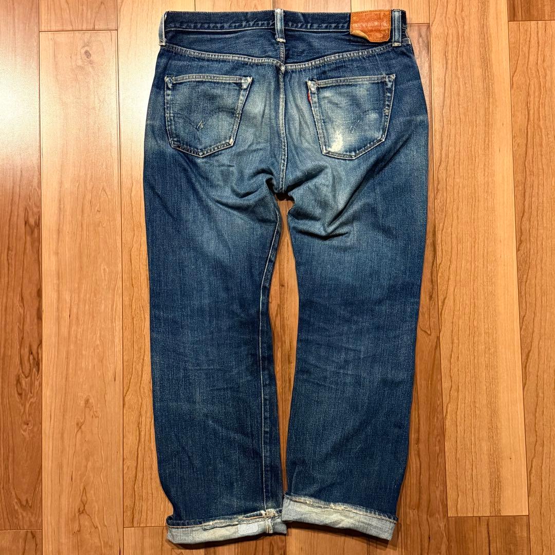 雰囲気最高！LEVI'S 501XX LVC1947 W36【鬼ヒゲ！ハチノス】 - メルカリ