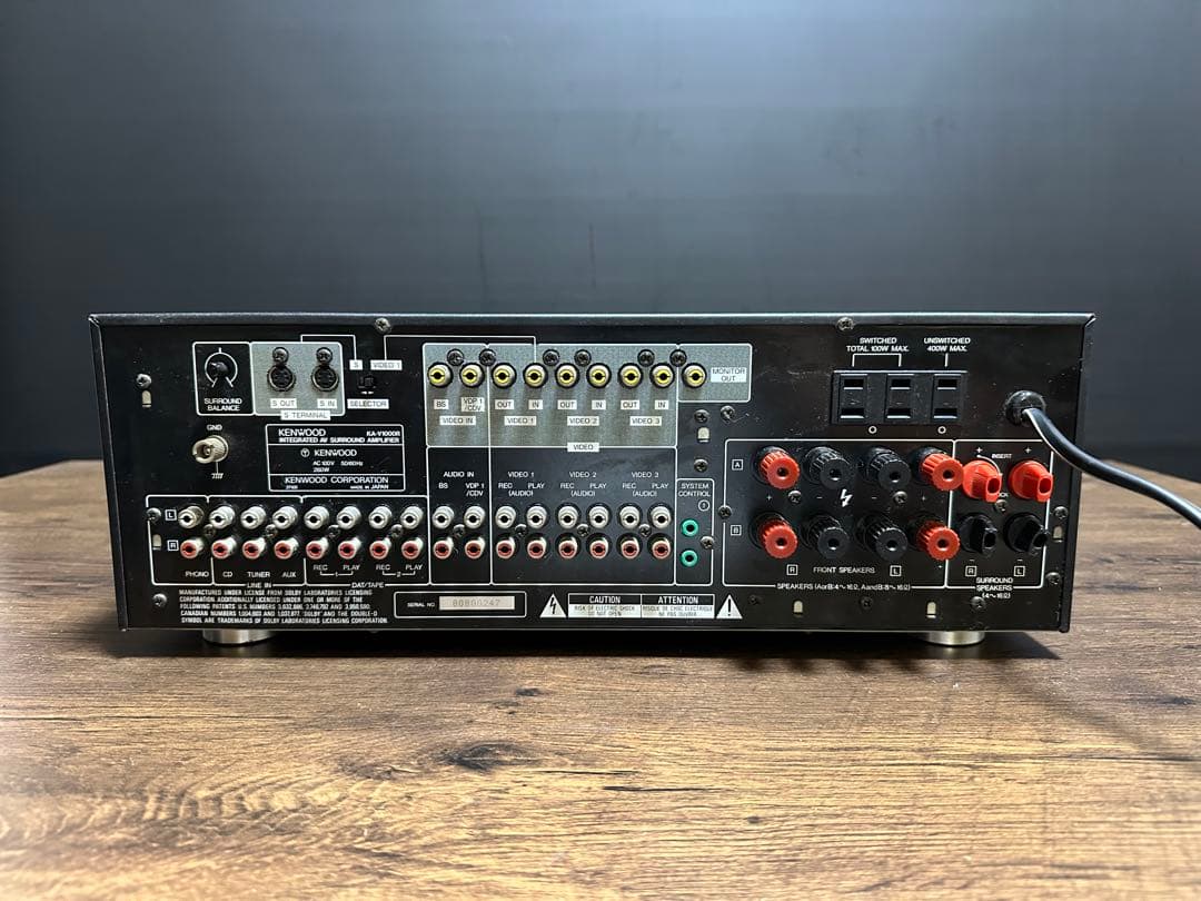 KENWOOD KA-V1000R AVサラウンドアンプ - メルカリ
