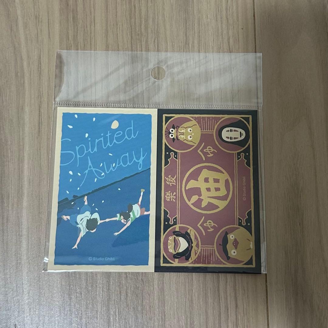 スタジオジブリ 千と千尋の神隠し レトロステッカー 新品未開封 ハク
