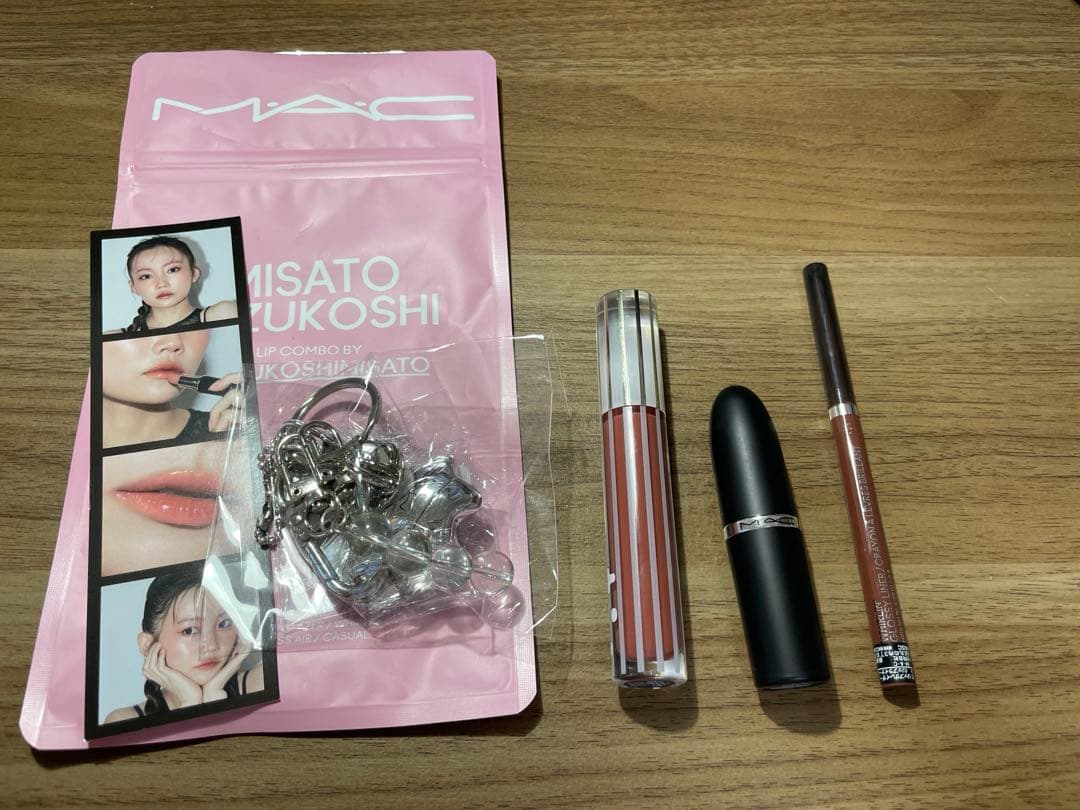 水越みさと　mac リップコンボ　ピンク ea1e6c05ae8643e8a5568f00da0d79