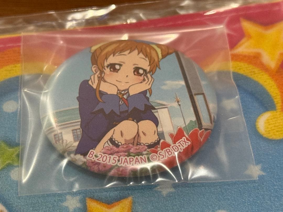 アイカツ サイン入りハンカチ 缶バッジ 有栖川おとめ メモリアル