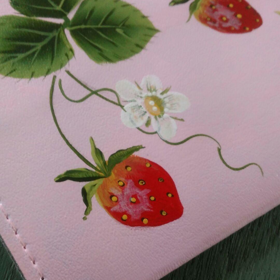 トールペイントお薬手帳苺 - メルカリ