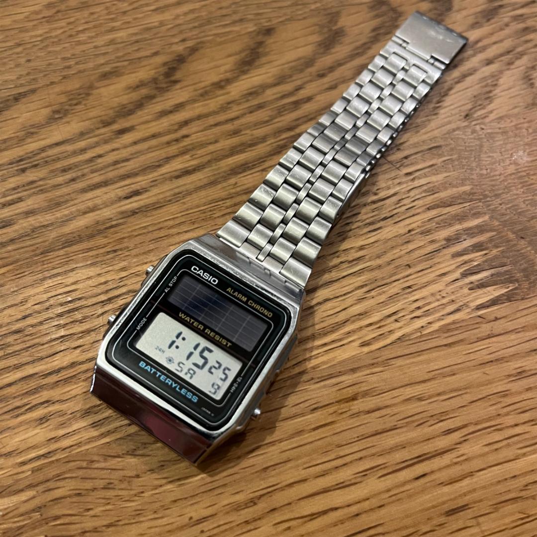 廃盤 希少 チープカシオ AL-180 デジタル時計 ソーラーパネル - メルカリ