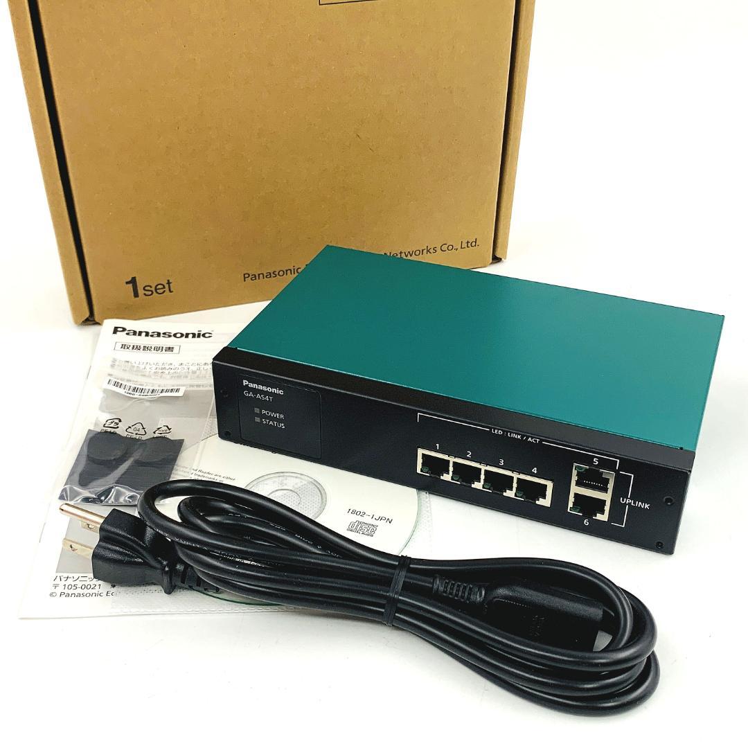 未使用品】パナソニック GA-AS4T 全ポートギガレイヤ2スイッチングハブ