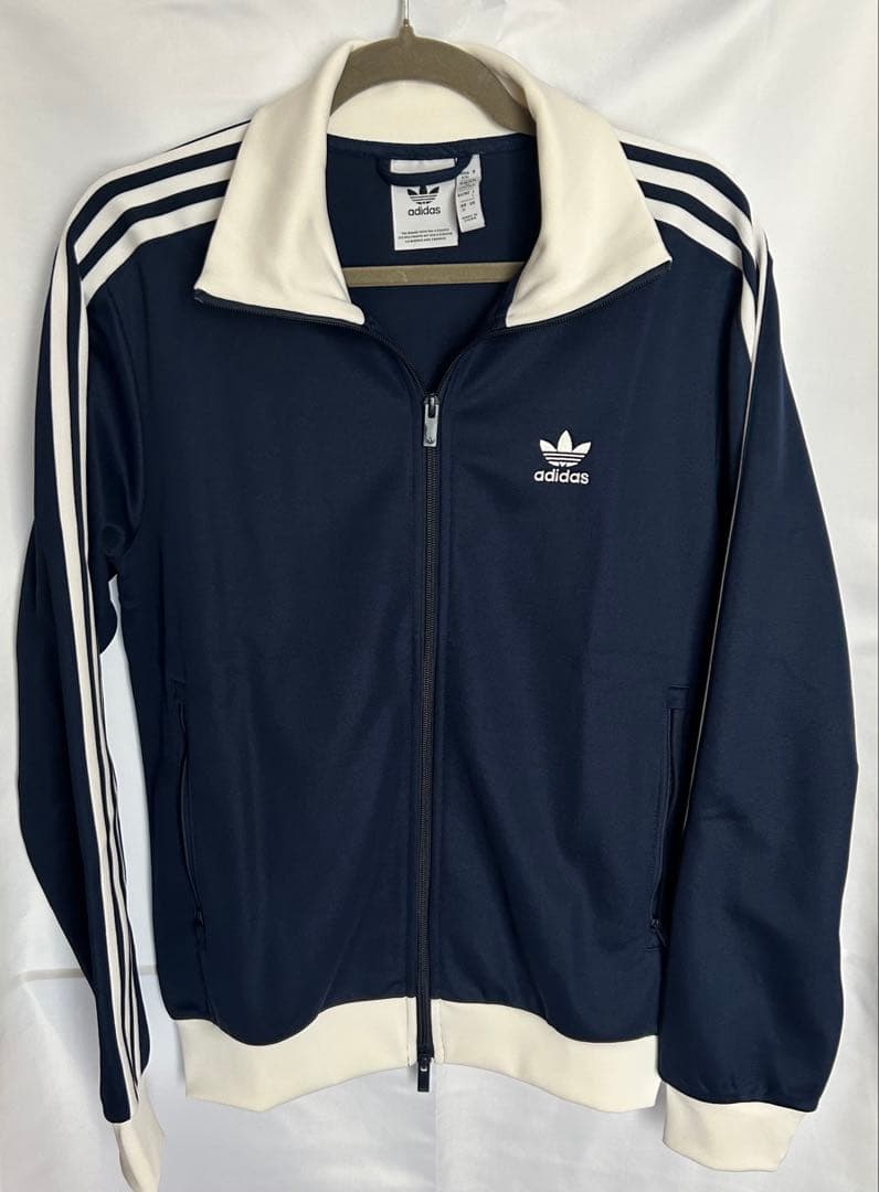 adidas ネイビー ジップアップジャケット M adidas ジップアップジャケット M ネイビー - メルカリ