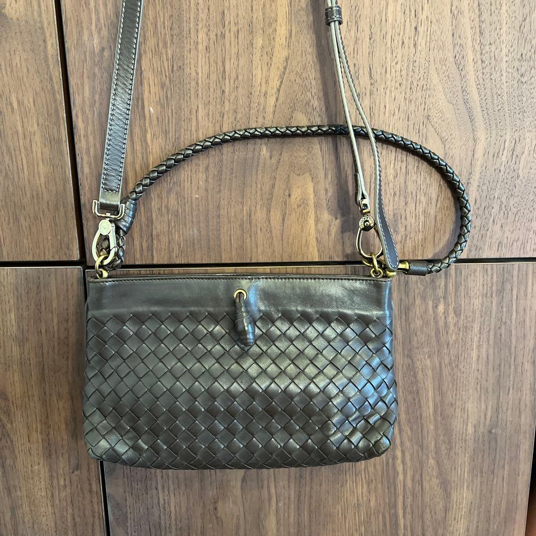 ブラウンTwo way ボッテガべネタ イントレチャートBaby Bag 楽天市場】【送料無料】 ボッテガヴェネタ 2way バッグ タンブーラ