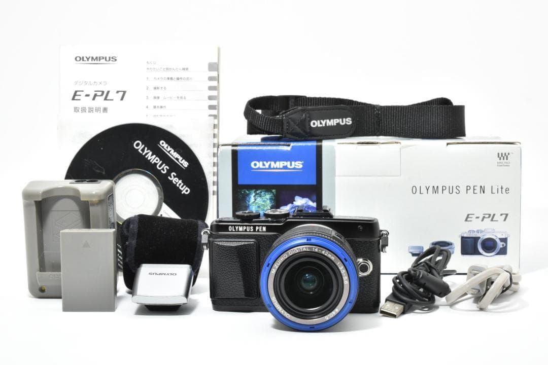 オリンパス　OLYMPUS PEN E-PL7 レンズキット 動作確認済品です オリンパス OLYMPUS PEN Lite E-PL7 14-42mm EZレンズキット 価格比較