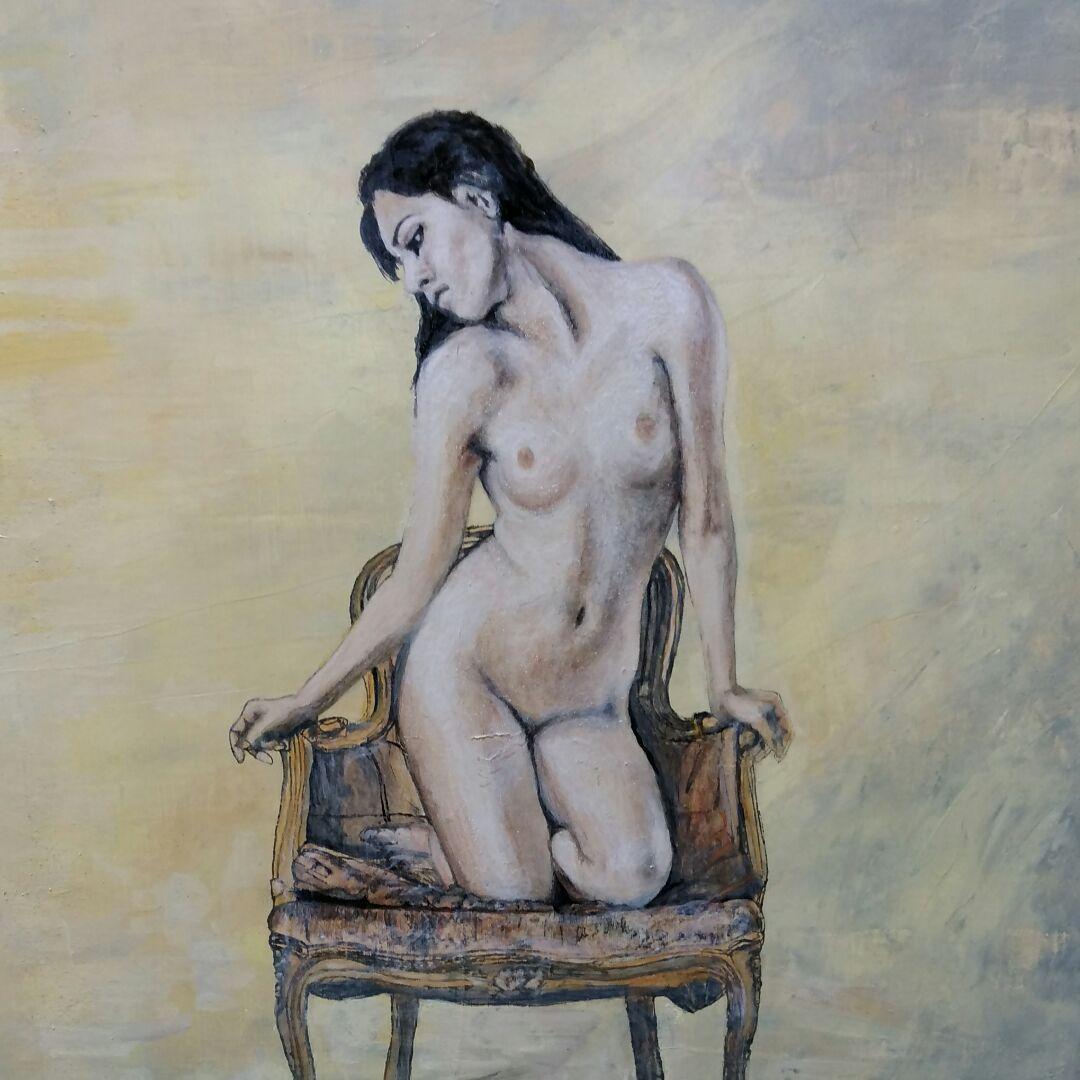 油絵　　裸婦