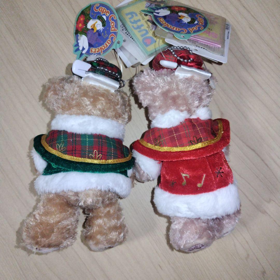 ダッフィー シェリーメイ クリスマス2012 ぬいぐるみバッジ 2体セット