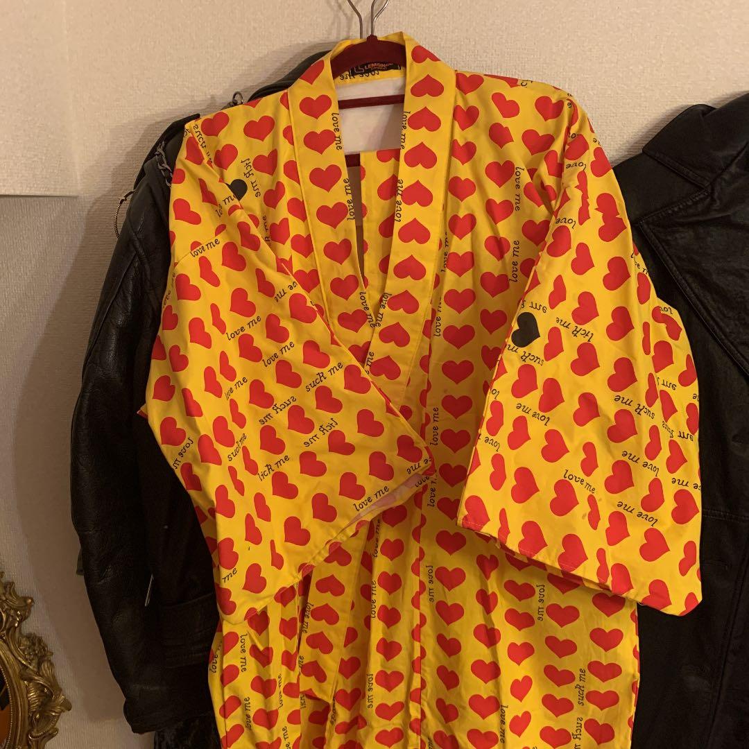 hide lemoned レモネード イエローハート浴衣 レア hide 浴衣 当時物