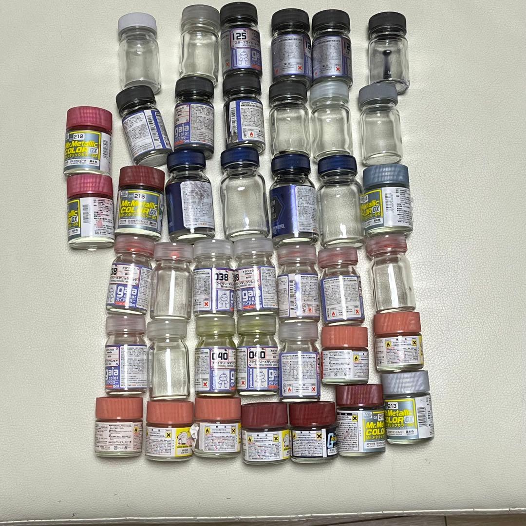 ガイアノーツ クレオス 空ビン 塗料 プラモデルスペアボトル 使用済み