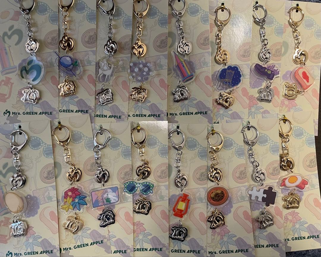 ミセス ランダムチャームキーホルダー コンプリートセット 16種類