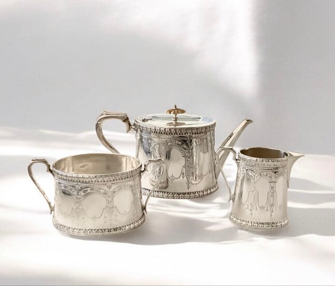 <専用です>英国アンティーク⭐️ティーポット シュガーポット ミルクポット3点 楽天市場】【50％OFF】イギリス 英国 ティーポット ミルクポット