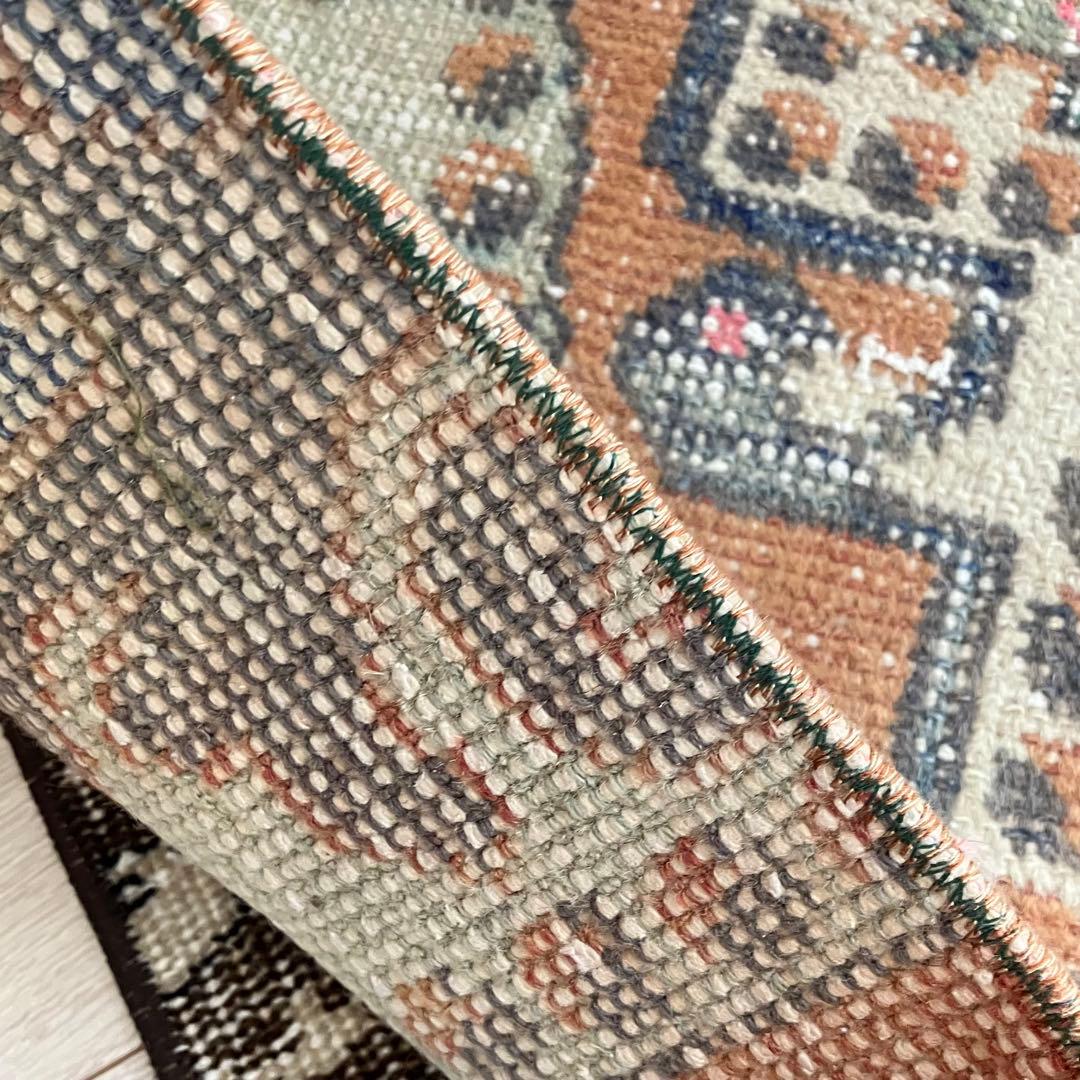 アヴァノス 42×82くすみオレンジ ブラウニーブラウン トルコ