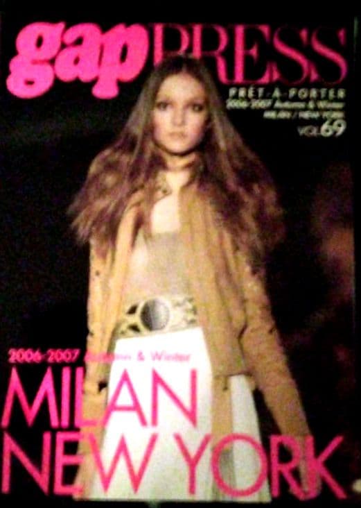 ♪2006-07 gap PRESS 秋冬 ミラノ・ニューヨーク♪