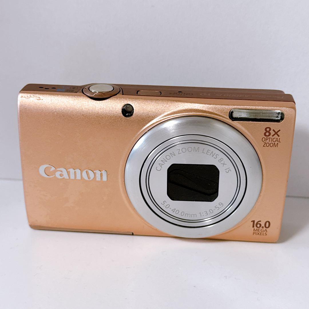 動作品 Canon デジタルカメラ PowerShot A4000 IS ピンク - メルカリ