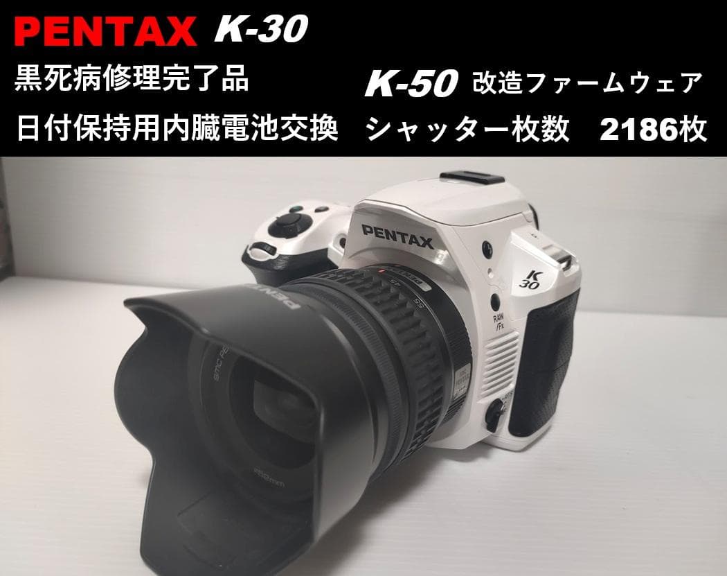 黒死病対策済・内臓電池交換済】PENTAX K-30 ダブルズーム