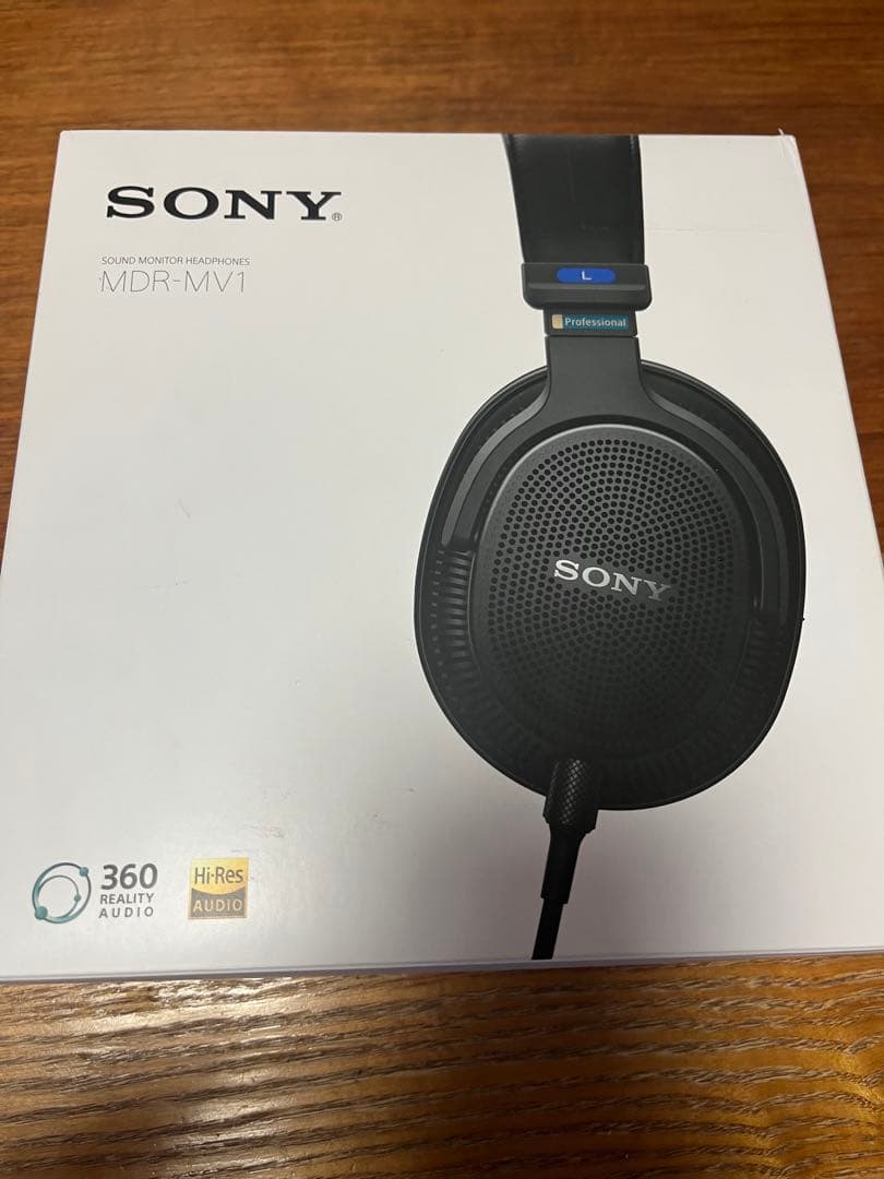 (美品)SONY MDR-MV1 開放型モニターヘッドホン ソニー、クリエイター向け背面開放型モニターヘッドホン MDR-MV1 を