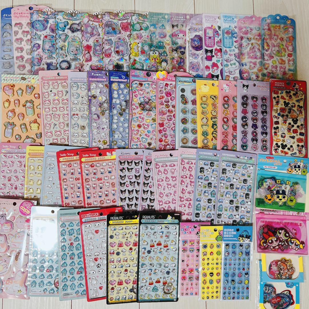 50枚セット ボンボンドロップシール まとめ売り - メルカリ