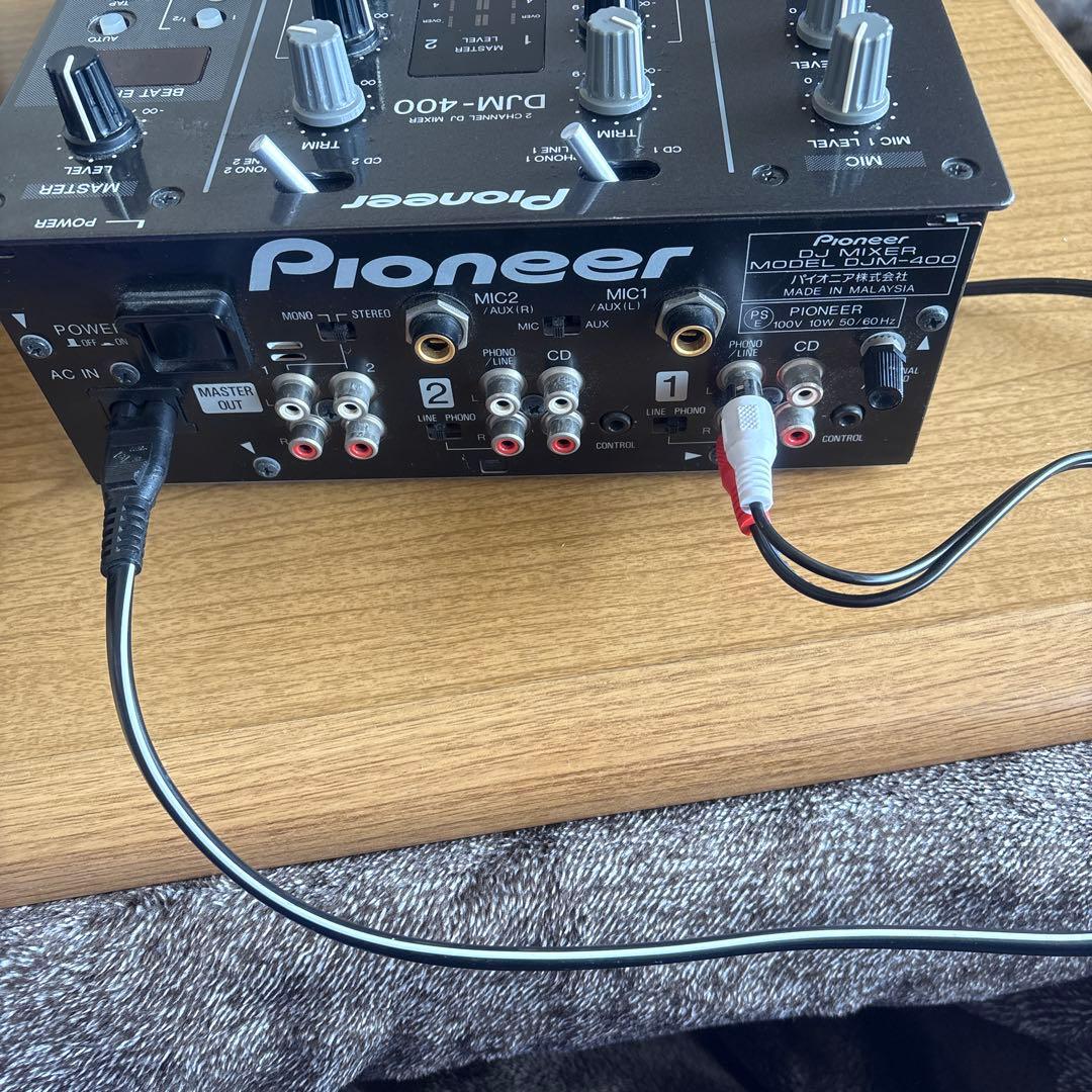 R*様 Pioneer DJM-400 2チャンネルDJミキサー 現状渡し