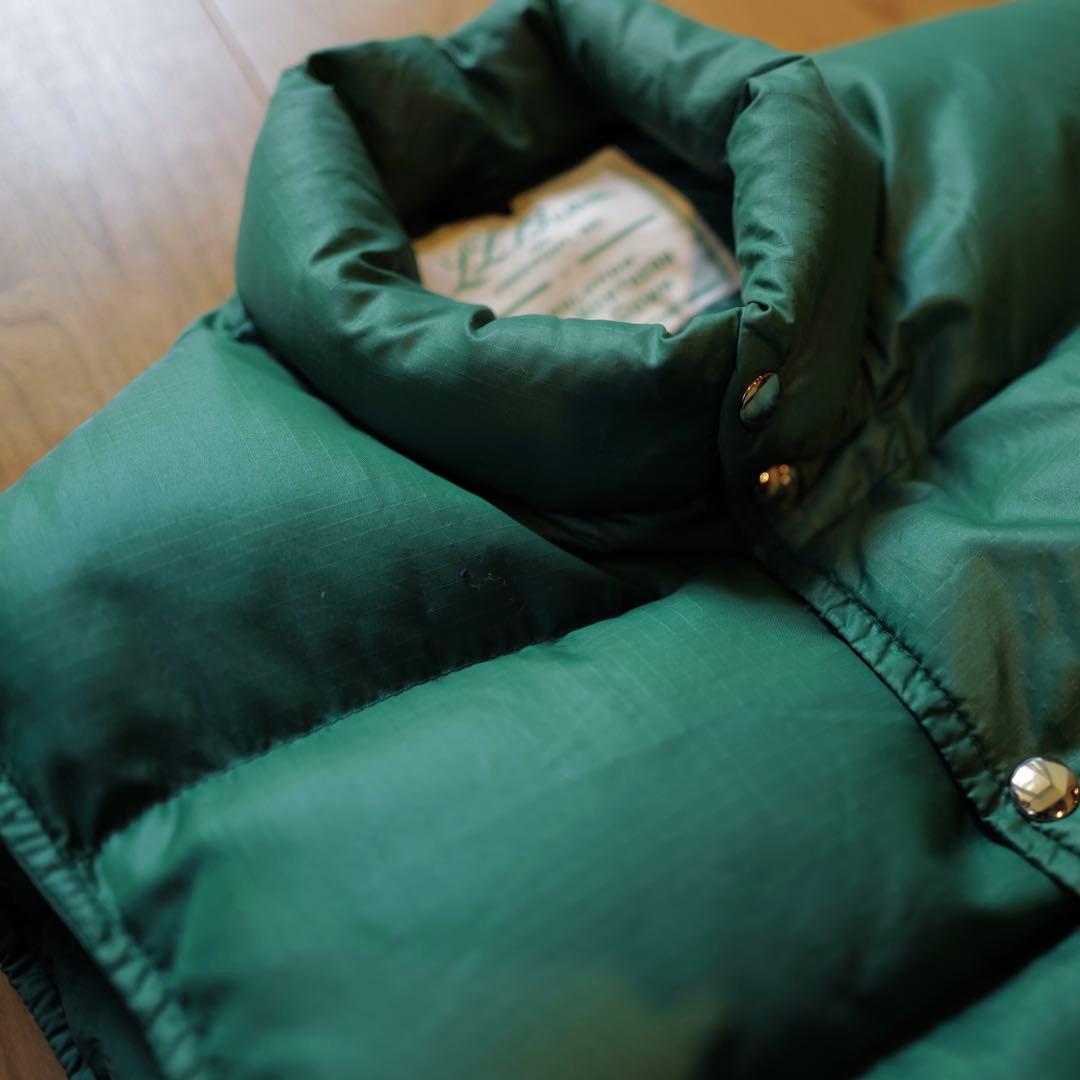 70s L.L.Bean エルエルビーン グースダウンベスト USA製 緑系